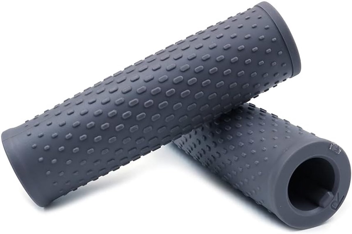 SnelShoppen - 1 paar rubberen handgrepen voor elektrische scooter, 12CM silicone, anti-slip, ergonomisch ontwerp, comfortabel voor lange ritten