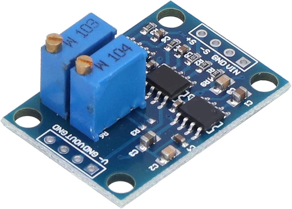SnelShoppen - 3-12VDC Millivolt Microvolt Spanningversterker Instrumentatieversterker met Hoge Nauwkeurigheid en Goede Lineariteit tot 1000x Versterki