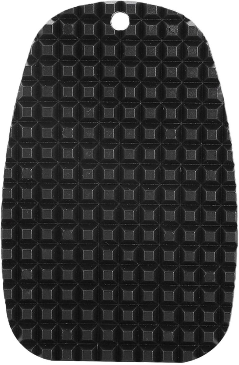 SnelShoppen - Motorfiets Zijstandaard Pad 3.5 * 2.2 Inch Universele Ondersteuningsplaat Vergrotende Pad voor Zachte Grond Buiten Parkeren