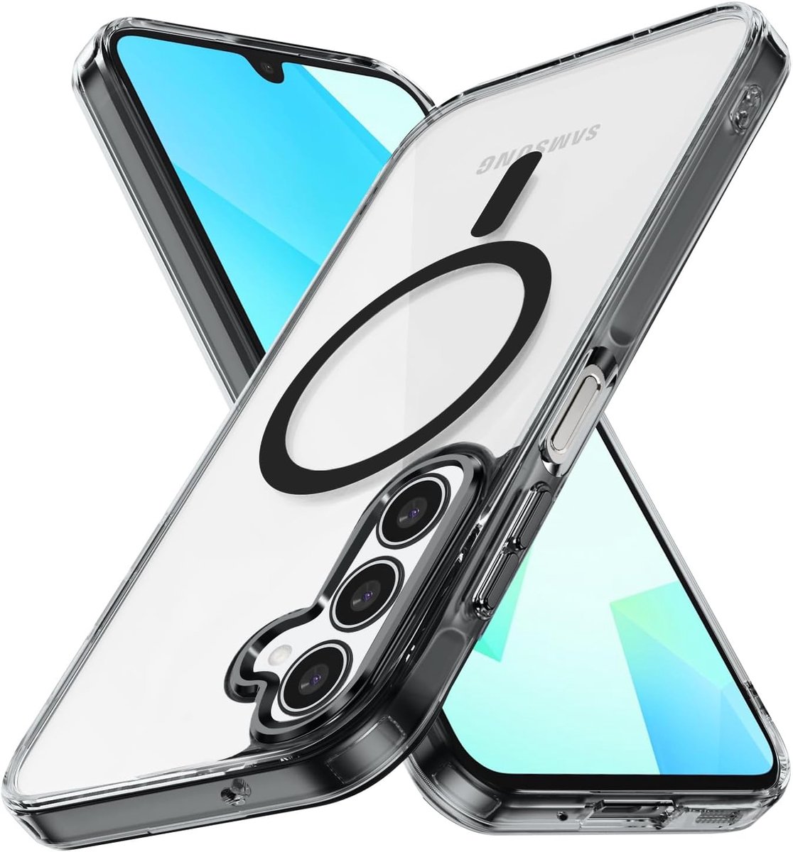Mobiel hoes voor Samsung Galaxy A17 5G - magnetisch - anti-kras - behoudt helderheid - ShopVlot