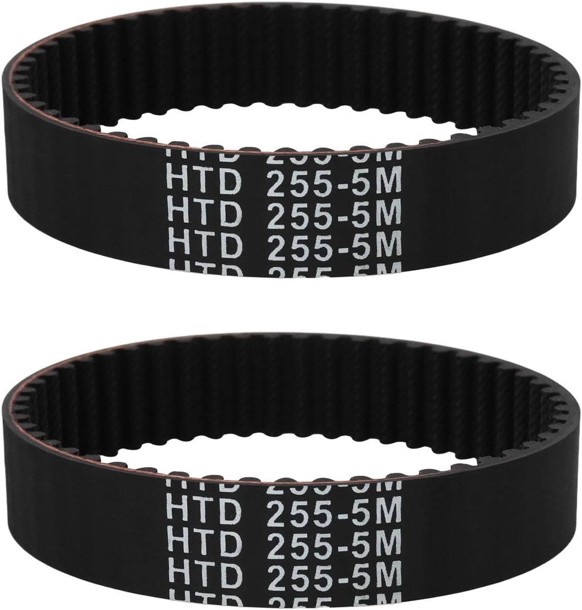 SnelShoppen - 2x Timingriem Geschikt voor Bandschuurmachines Festool BS75 & HOLZHER 2410/2411 tot 07/96 - 255mm - 51 Tanden - Gemakkelijk te Installer