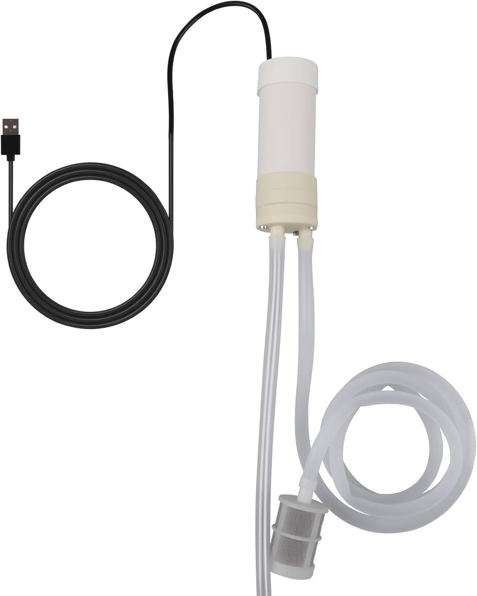 Mini-waterpomp - Zwart - Compact en USB-aangedreven - Voor Tuin, Aquarium en Auto