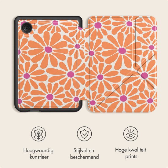 Ereader Hoes - Geschikt voor Kobo Clara BW/Kobo Clara Colour - Oranje — afbeelding 2