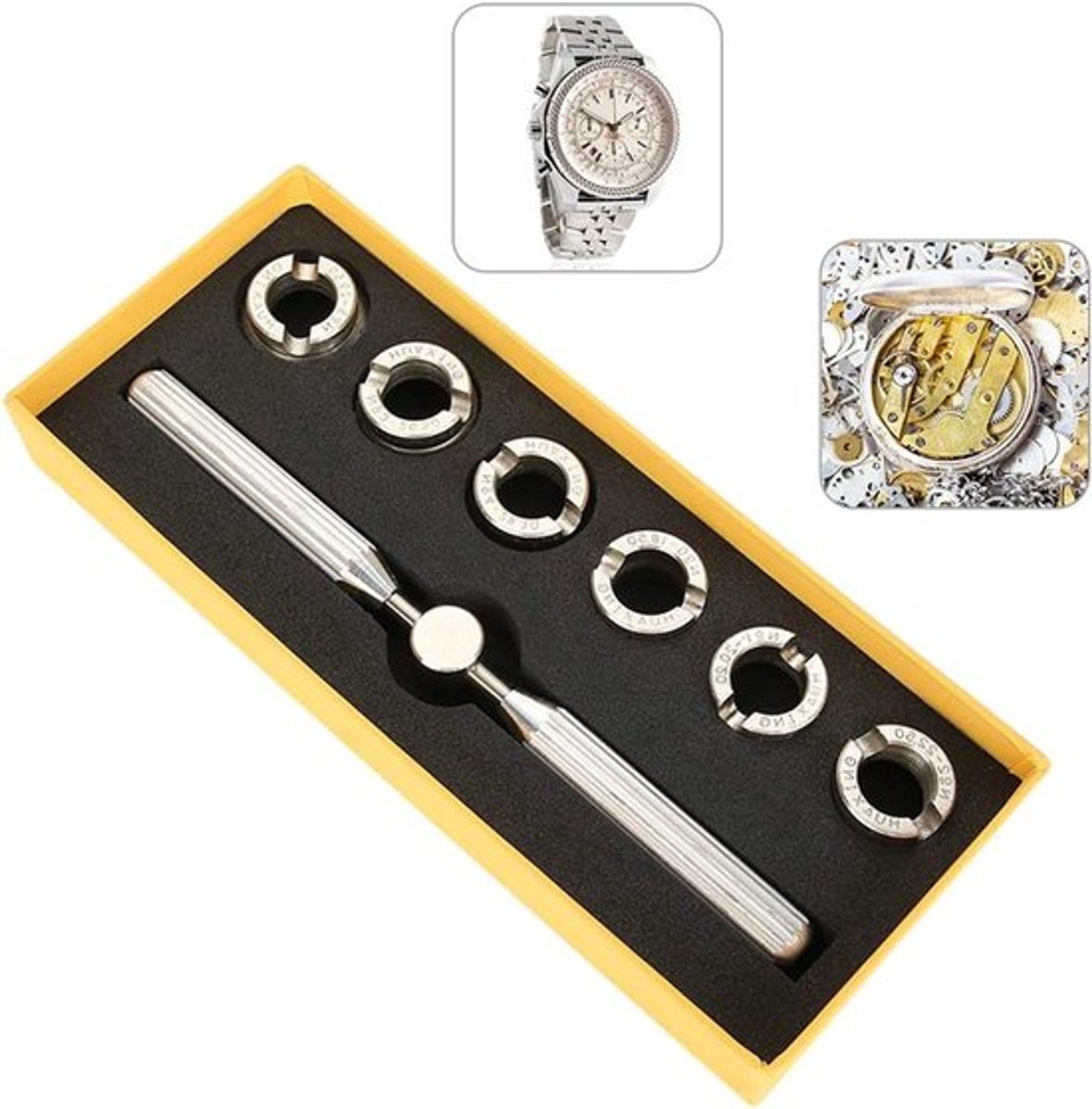 Professionele Horloge Reparatietoolset met Opener en Sleutel voor Rolex en Andere Merken