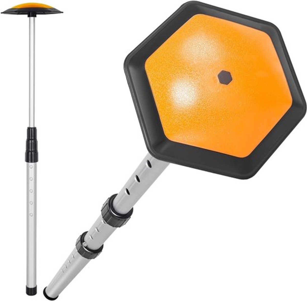 Golf Reis Tas met Ondersteuningsbalk, Aluminium Golfclub Bescherming, Flexibele Impactbestendige Hoes voor Golfclubs, Oranje