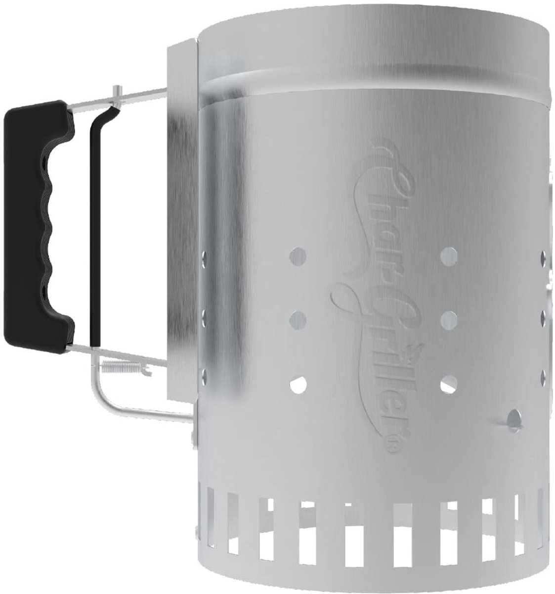 SnelShoppen - Houtskool Grill Schoorsteen Starter met Quick Release Trigger, 30 cm - Snel Aansteken, Ideaal voor Barbecue in de Tuin, Camping en Feest
