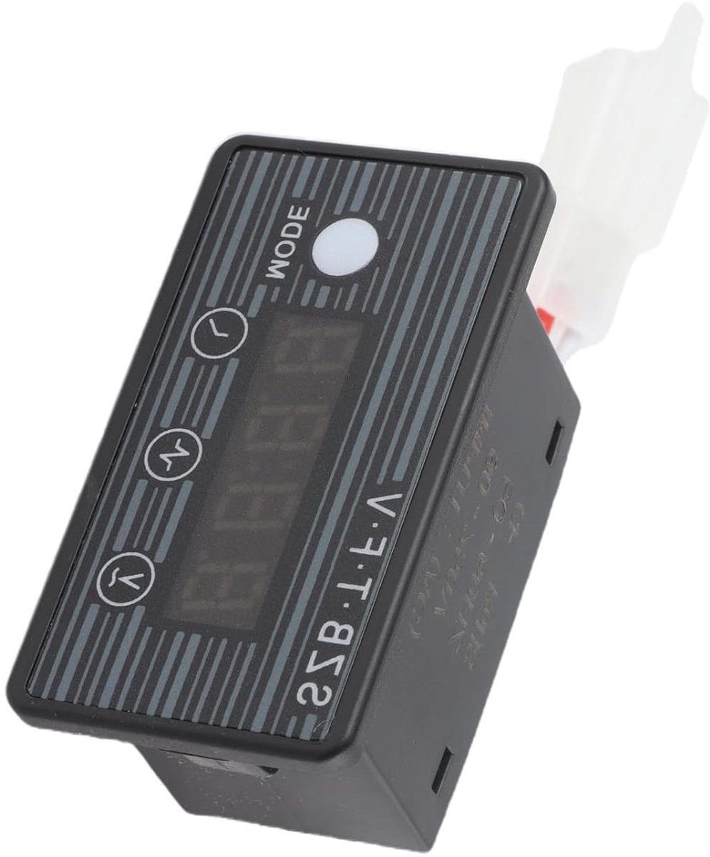 Digitale Spanningsmeter - Generator Meter - Generator Controleren - Brede Compatibiliteit - 10 x 7 x 3 cm - Zwart