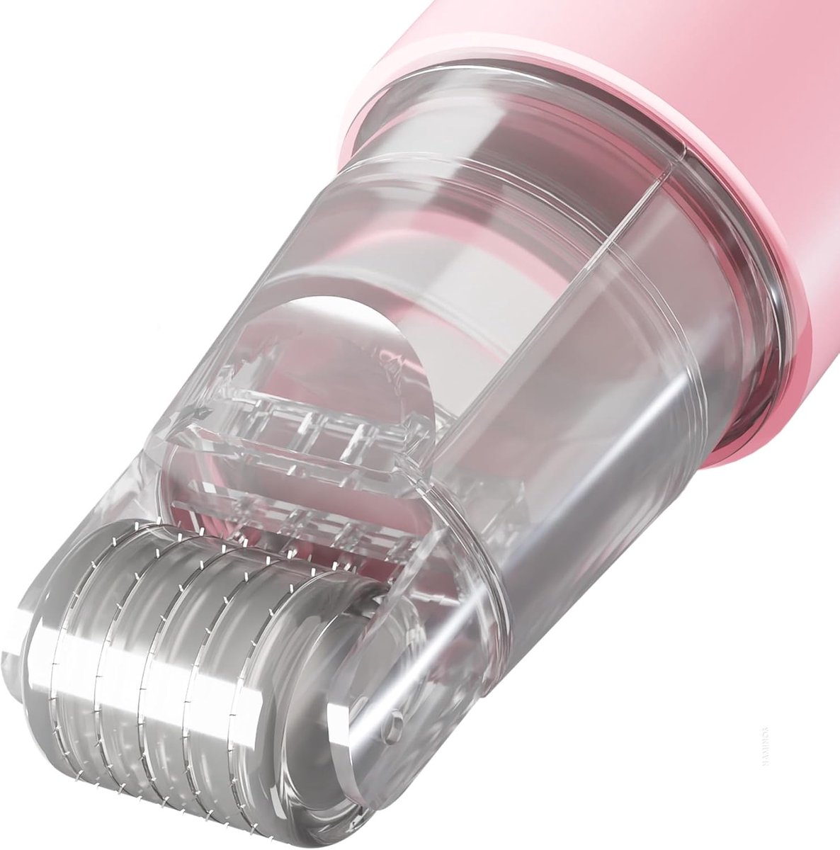 SnelShoppen - Derma Roller Naaldkop 0.25mm met 140 Titanium Naalden, Hygiene en Veiligheid, Geschikt voor Huidadvies en Cosmetische Behandelingen