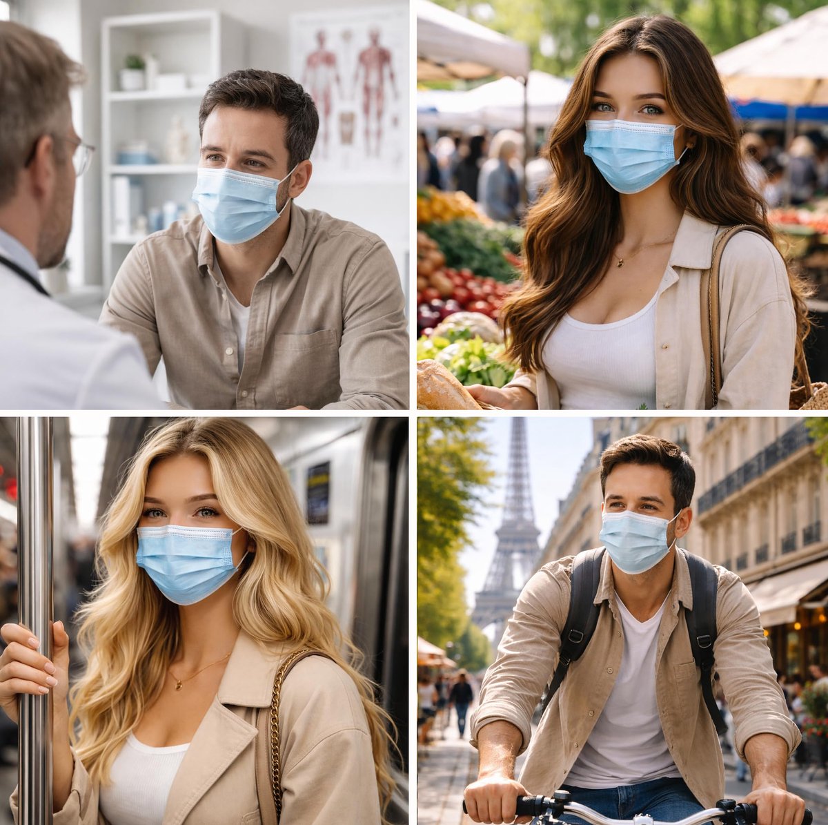 SnelShoppen - Chirurgisch Mondmasker Blauw Type IIR - CE Gecertificeerd - Medisch Wegwerp Mondkapje - 3 Lagen Ademhalingsbescherming - Hoge Filtratie
