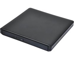 Externe BluRay Brander - Draagbare DVD Brander - Films Kijken - 4K UHD Afspelen - 14 cm - Zwart