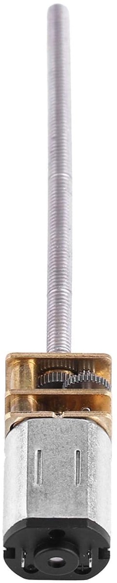 SnelShoppen - 6V Aandrijfmotor met Lang M3 * 55 mm Draaduitgang, Versnellingsbak Motor 30/60/100/150/200/300/400/500 RPM (30 RPM) voor Modelbouw, Hobb
