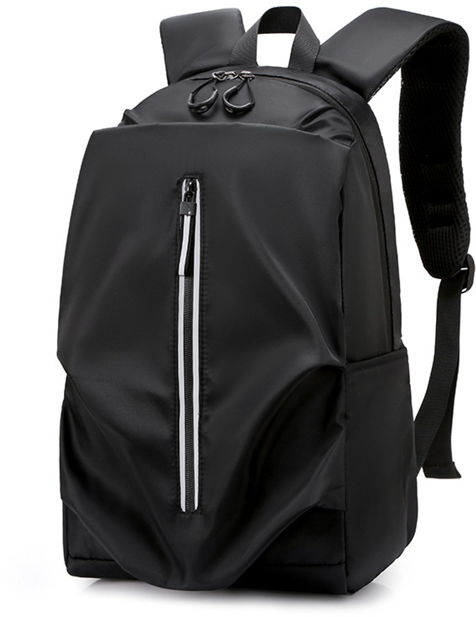 YAGXIG Campus Rugzak - Jongensrugzak - Schooltas voor studenten - Waterdicht - Laptoprugzak - Met USB-poort - Voor laptops van 16 inch en kleiner - Zwart