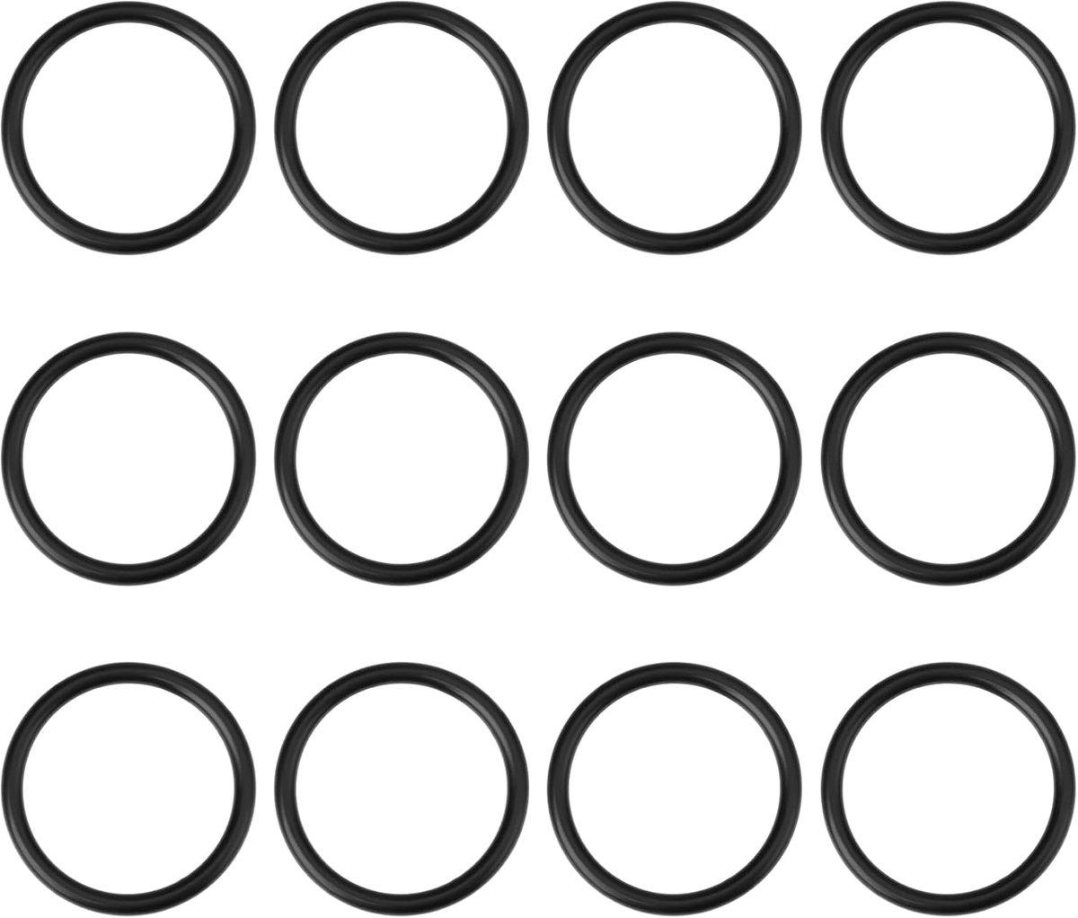 SnelShoppen - 12 Stuks Inbouwklep Uitlaatpijp O-Ringen 29mm x 3.1mm Directe Vervanging Voor Spoelventielen, Compatibel Met Regal En Royal