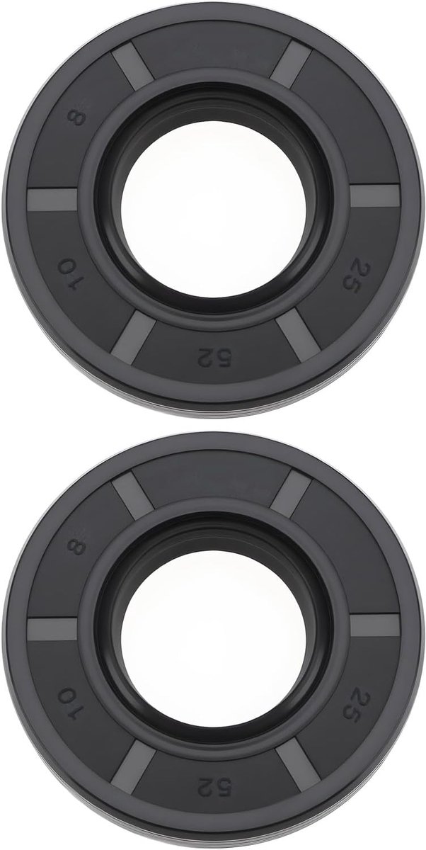SnelShoppen - Pack van 2 Grasmaaier Dichtingen 25 x 52 x 10 mm, Vervangingsonderdelen voor Transaxles, Geschikt voor Cub Cadet en Z-Force Maaiers