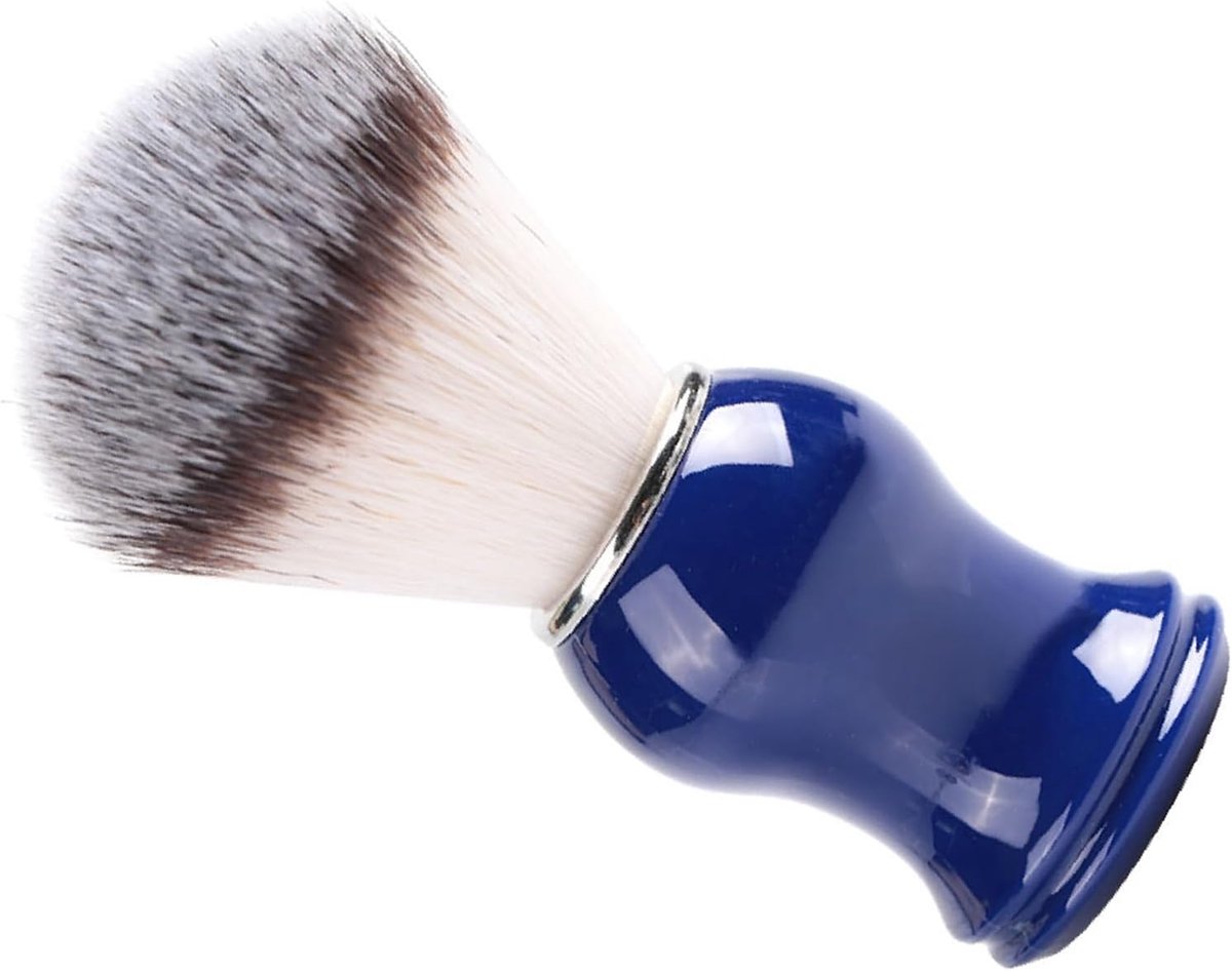 SnelShoppen - Scheerkwast voor Mannen, Scheeraccessoires, Badger Haar, Houten Handvat, Bushy Kop, Perfect voor Rijke Schuim, Scheertool voor Baard en