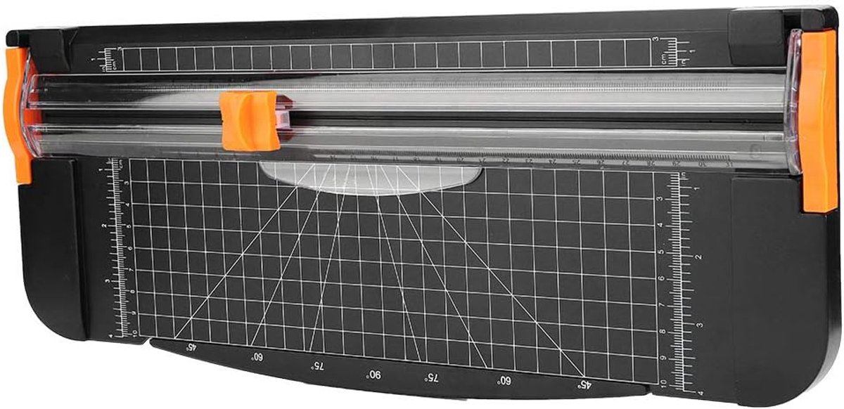 SnelShoppen - Uitschuifbare Foto Label Snijmachine voor Nauwkeurig Papier Snijden, Ideaal voor Kantoor, School en Creatieve Klussen, Draagbare Papier