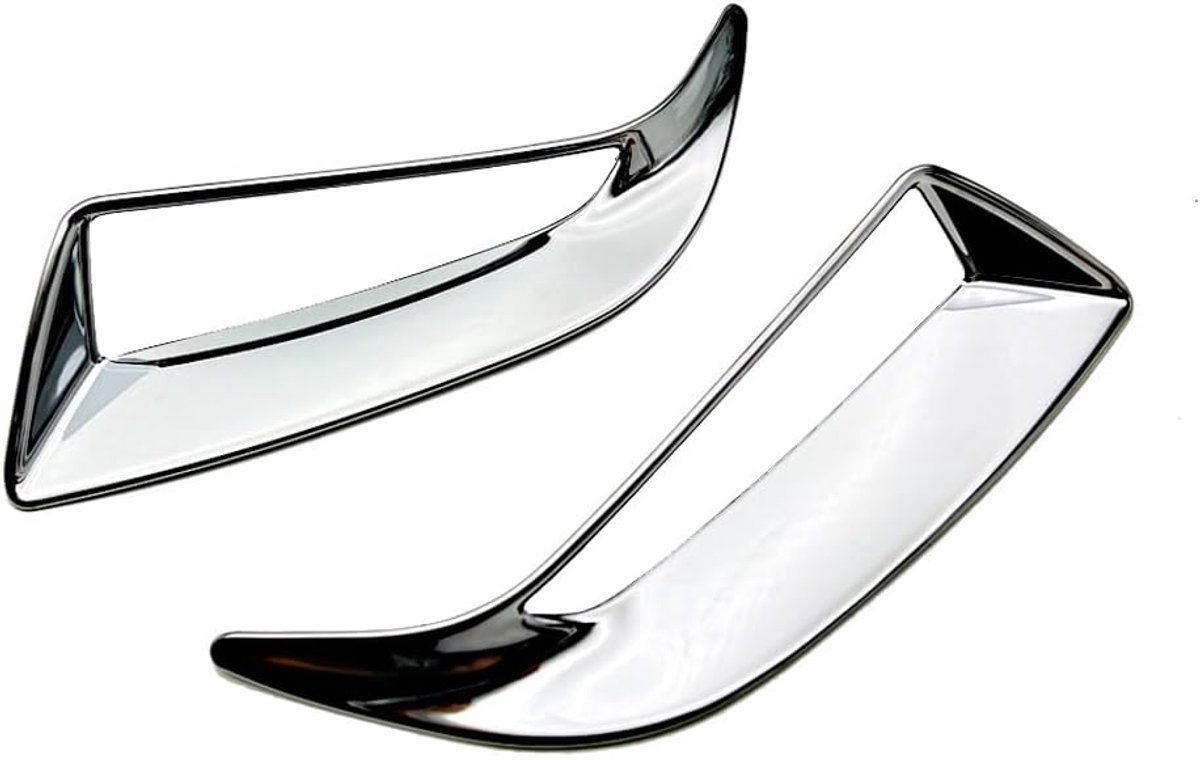 SnelShoppen - 2x Chrome Achterbumper Mistlamp Cover Trims voor Lexus RX350 RX450h RX200t 2016-2019, ABS Chroom, Duurzaam en Beschermend