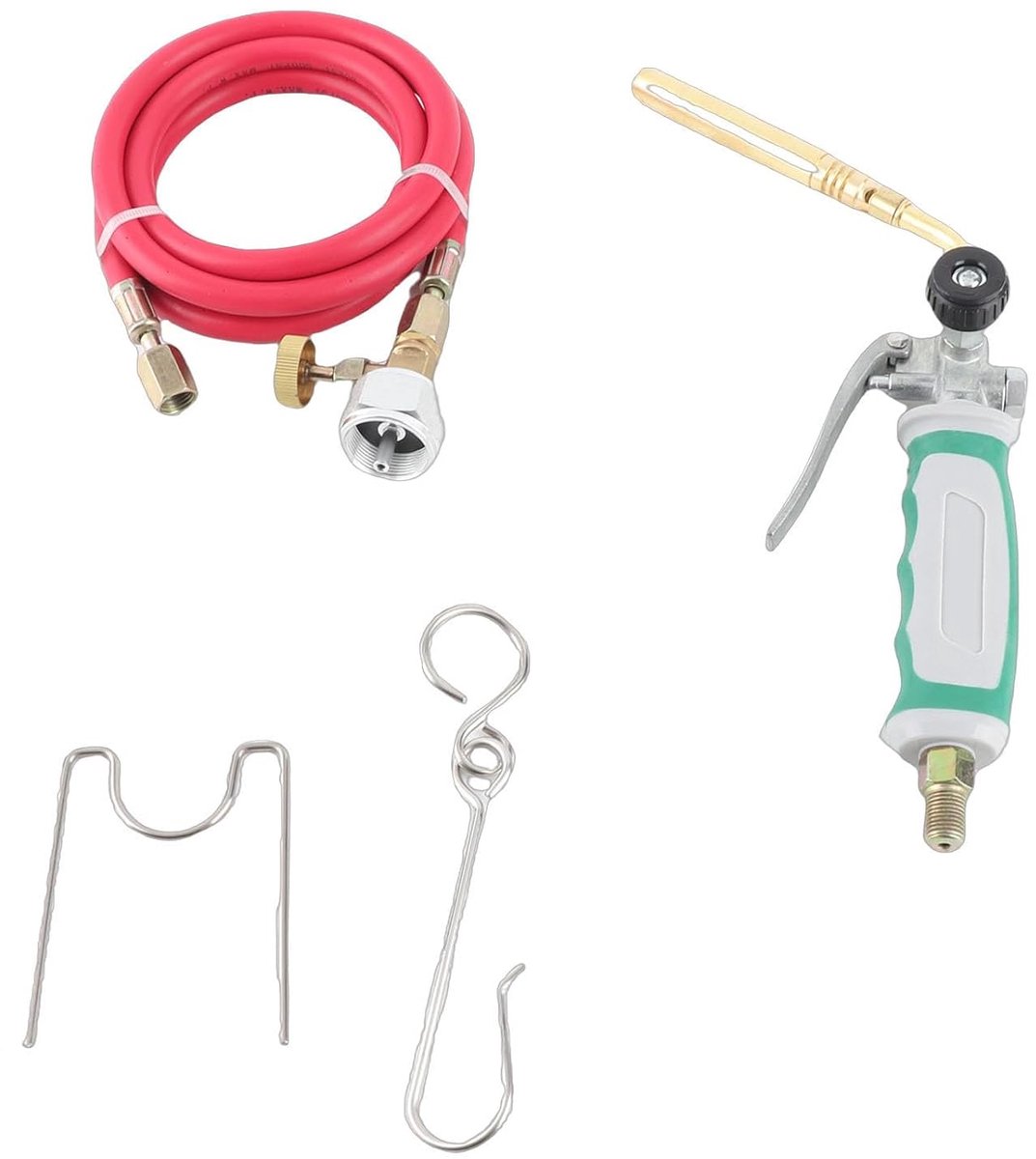SnelShoppen - Propaan Lastechniek Set met Mapp Branderskop en 16mm Slang voor Gaslassen en Propaanlassen voor Professioneel Gebruik in Bouw en Metaalb