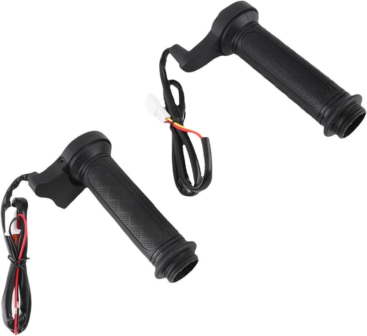 SnelShoppen - Motorrijders Verwarmde Handgrepen, 1 Paar 22mm (7/8 inch) Universele Elektrische Handvatten, Warmte Regeling, Zwart voor Motorfiets/Fiet