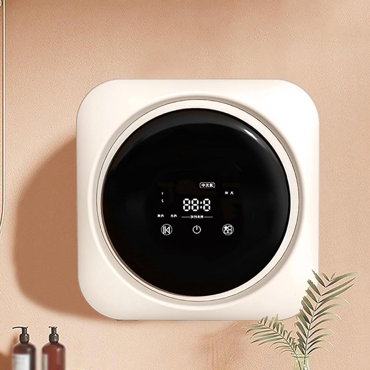Mini Wasmachine met Droger - Compacte Washer Dryer - Ondergoed Wassen - Pasteurisatie Proces - 3.5 Liter - Wit