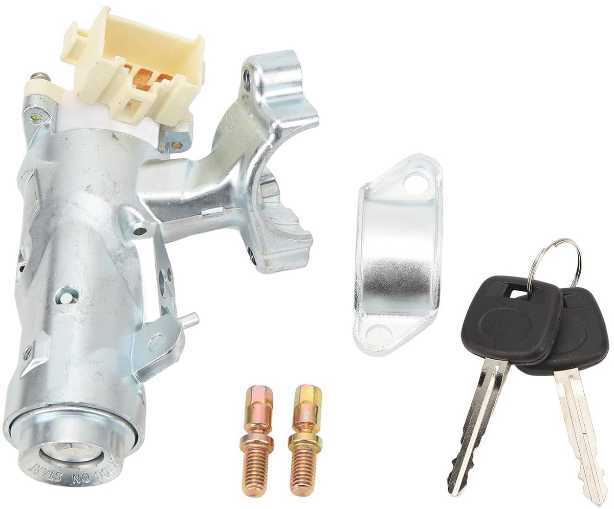SnelShoppen - Vervangende Contactslot Assemblage, Metaallegering 45020-12-11 met Accessoires en 2 Sleutels voor Auto, Geschikt voor COROLLA RAV4