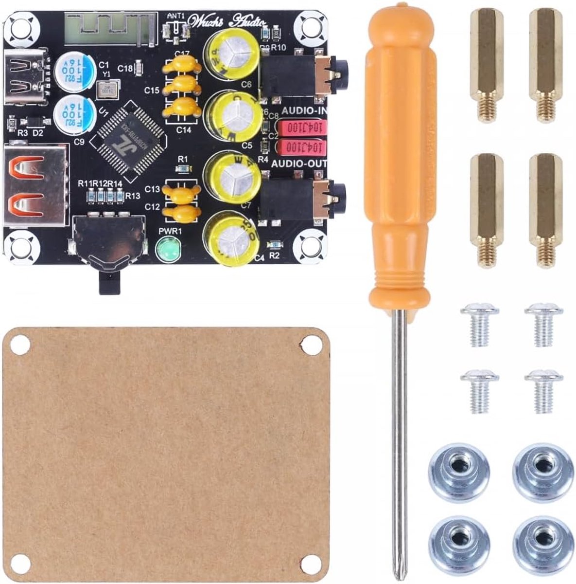 SnelShoppen - Lossless Decoder Board HiFi 5.1 Audio Decoder voor DIY Draadloze Speakers - Bluetooth Compatibel, MP3 Lossless, Ideaal voor Feest en Thu