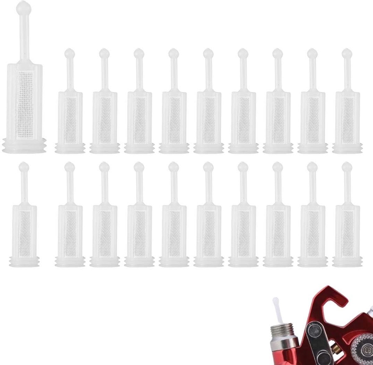 Solidchoice - 20 Stuks Zwaartekracht Kleurfilters - Wegwerp Spuitfilters