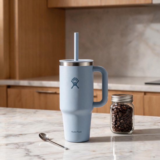 Merkloze Thermosbeker 709 ml - RVS, Blauw — afbeelding 4