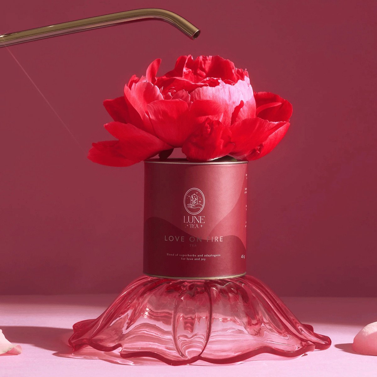 Groene thee Lune Tea Love on Fire, 45 g