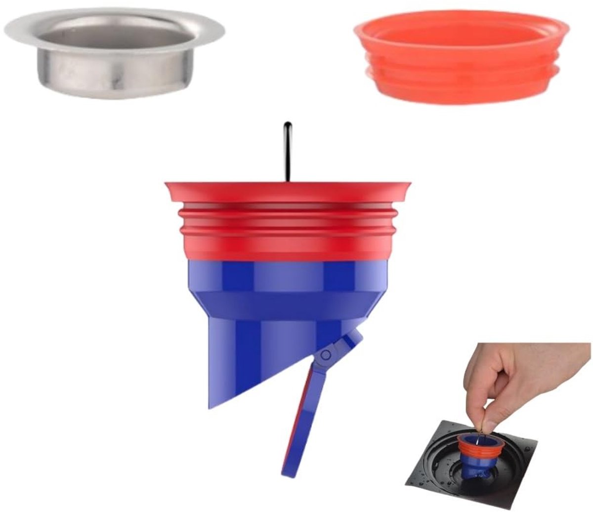 Solidchoice - Vloerafvoerkern met Geurremmende Functie - PVC Doucheventiel