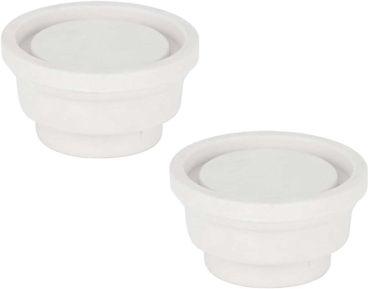 2 stuks rubberen buffers voor zwembadladder, geschikt voor buisdiameter van 3,8 cm, eindstop voor zwembadladder ter - ShopVlot