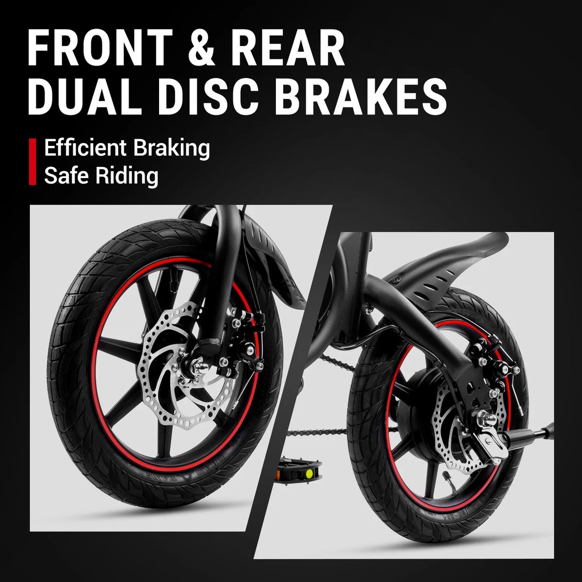 SUCCESS COURIER SL DYU D3S - 14" Mini Opvouwbare E-Bike thumbnail 5