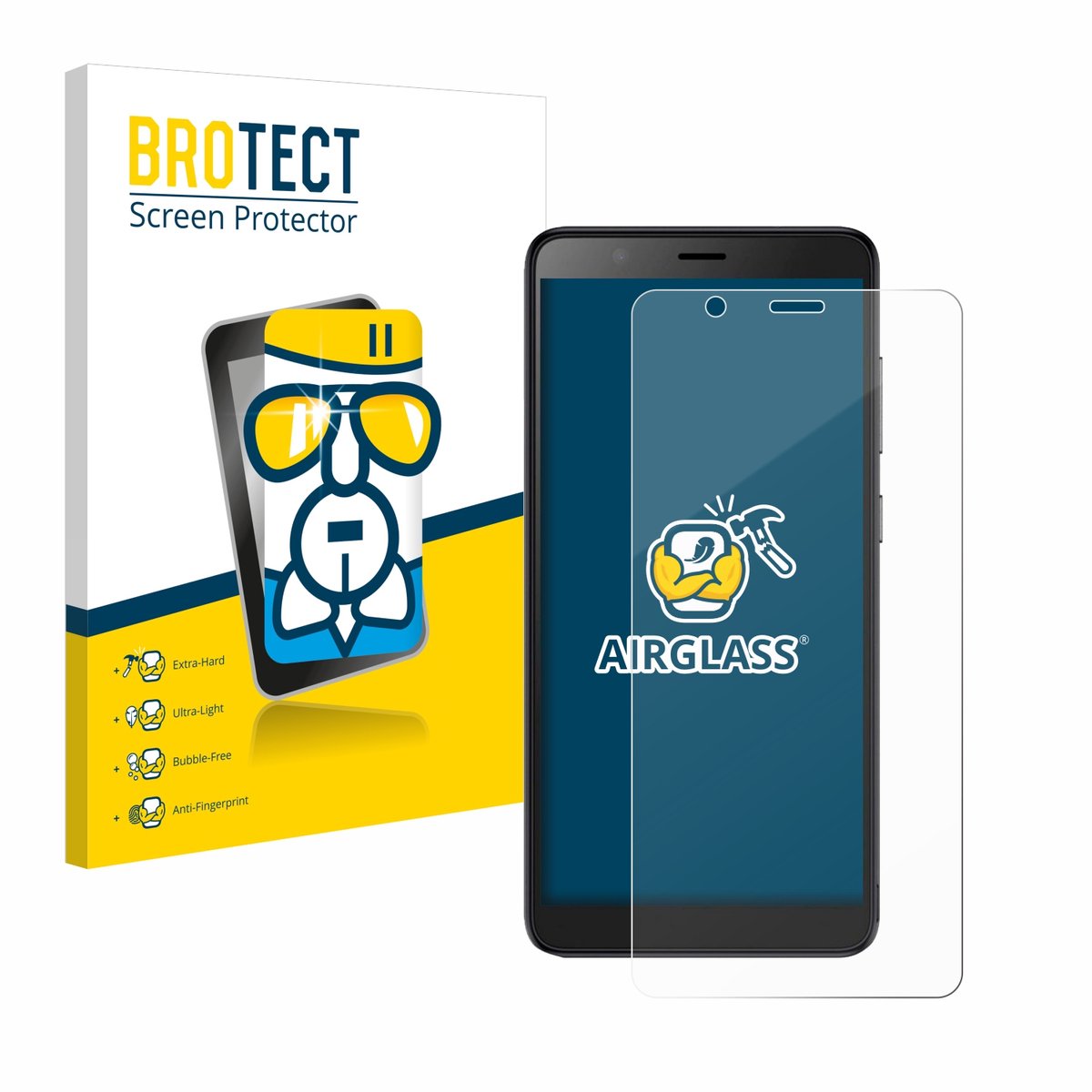 Screenprotector voor ZTE Blade A32 Beschermglas transparant