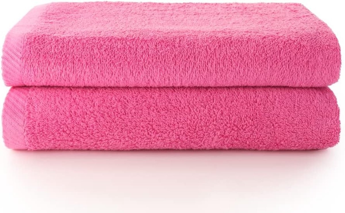 Grote Douchehanddoeken - 70 x 140 cm - 100% Katoen - Zachte en Absorberende Set van 2 - Voor Bad en Douche