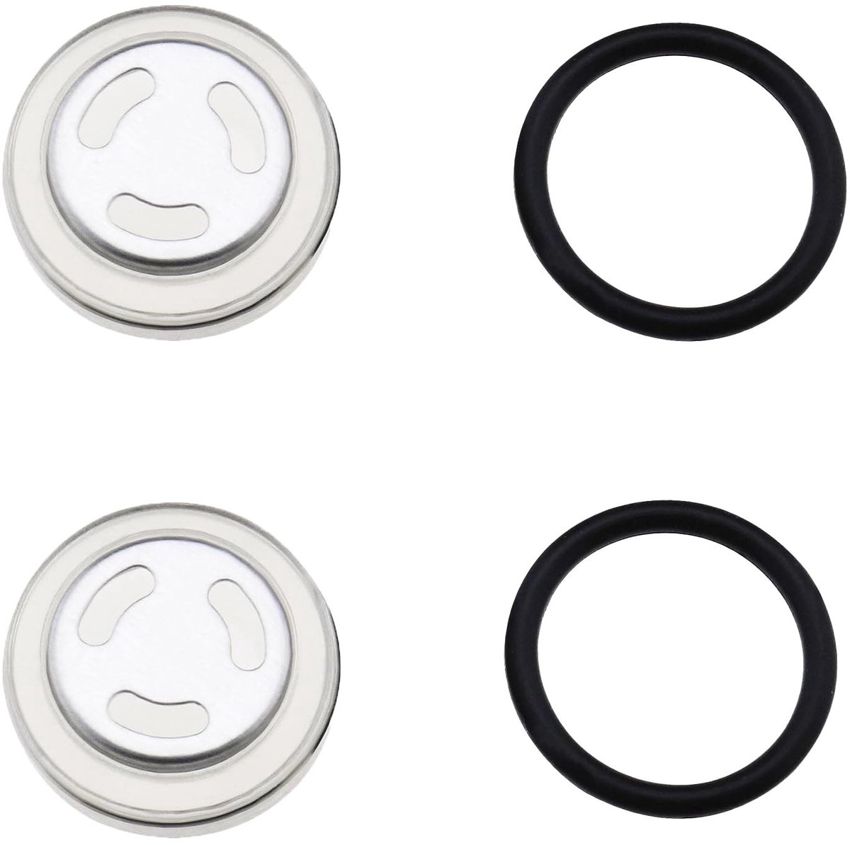 Solidchoice - Kijkglas afdichting - 18 mm - Duurzaam en slijtvast - 2 sets - Geschikt voor motorfiets - Afdichtingen en sluitringen