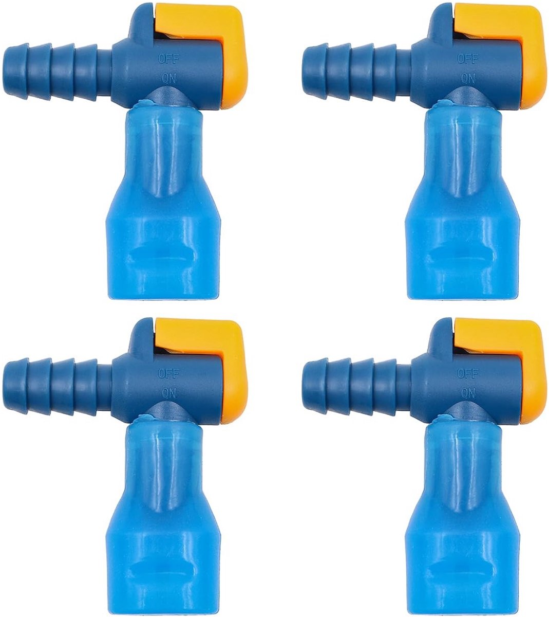 Solidchoice - Hydratatieblaas Slang - 4-delige Snelkoppeling - Comfortabel en Veilig - Blauw - Bijtventiel - Geschikt voor Buitensporters - Hydratatiea...