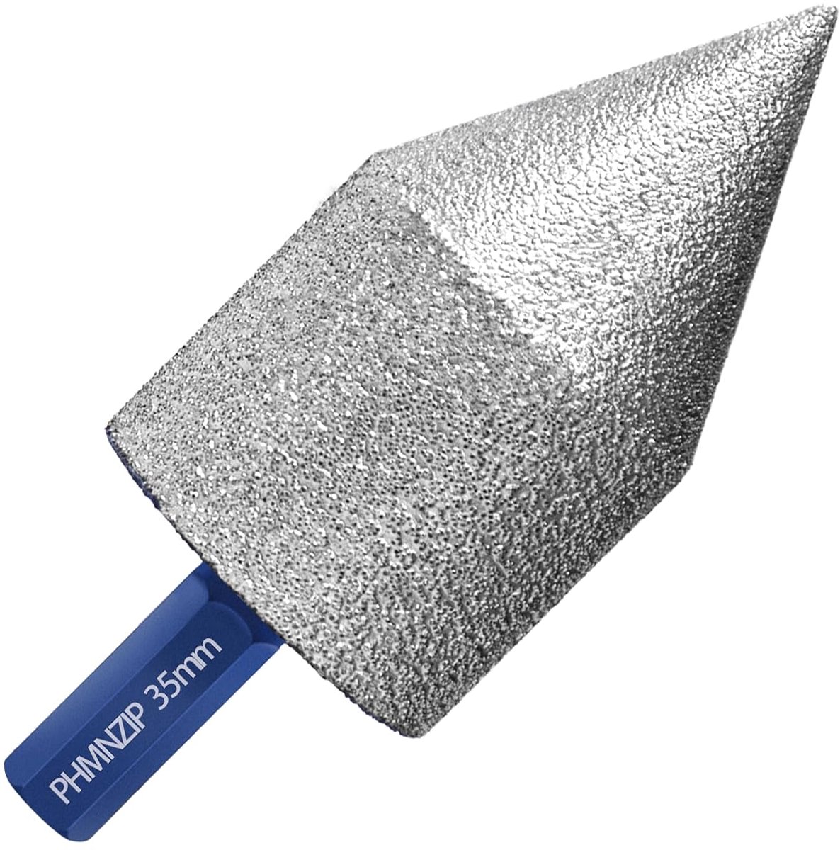 Diamantvingerfrees 35 mm Vingerfrees Diamant Slijpband Tegelboor met HEX Schachtadapter Diamantfrees Vergroting van Bestaande Gaten voor Porselein Marmer Keramiek Graniet