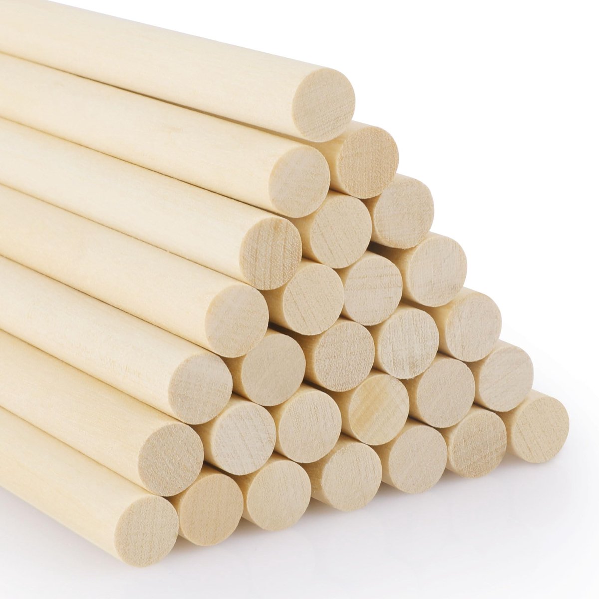 Solidchoice - Houten Stokjes 30 cm - 30 Stuks Berkenhout voor Knutselen en Modelbouw
