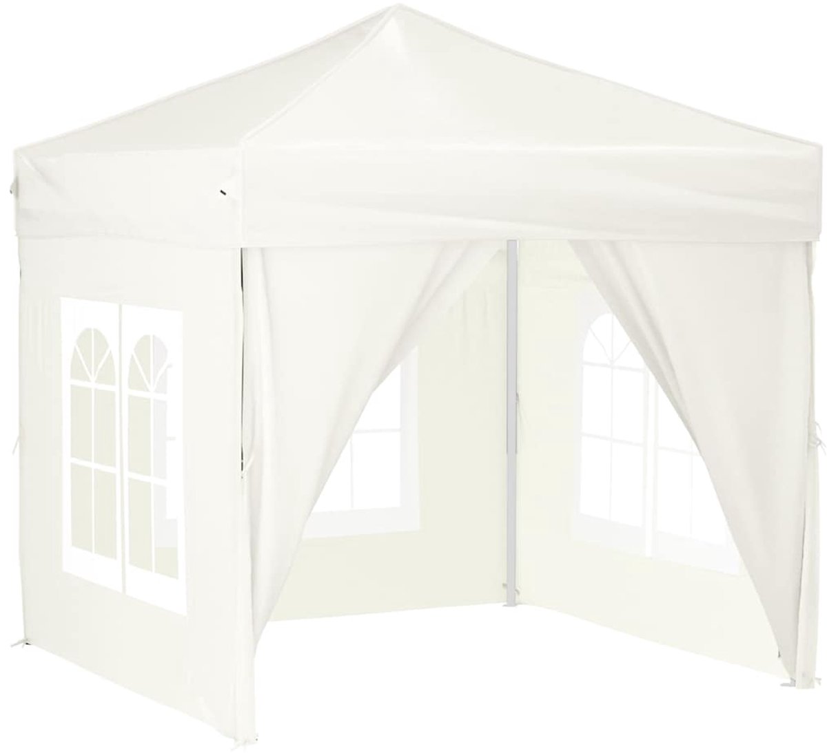 vidaXL-Partytent-inklapbaar-met-zijwanden-2x2-m-crèmekleurig