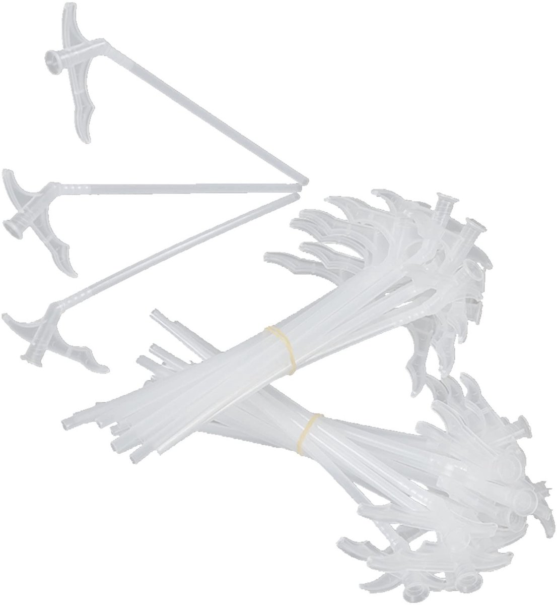 Solidchoice - Vervangende Spray Foam Tubes en Nozzles (60 stuks)