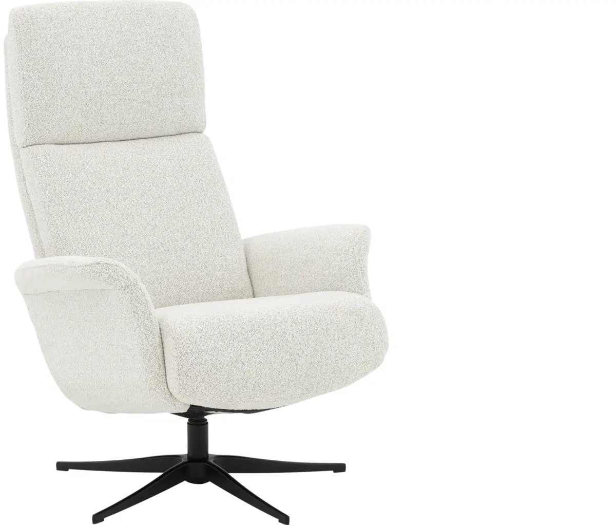 Goossens Fauteuil Zenica - Met Armleuning - Stof - Beige