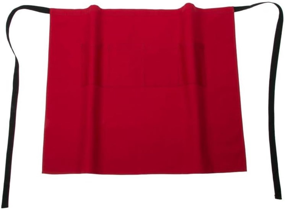 Apron Bistro, 4 bags, 105x85cm, black - ShopVlot