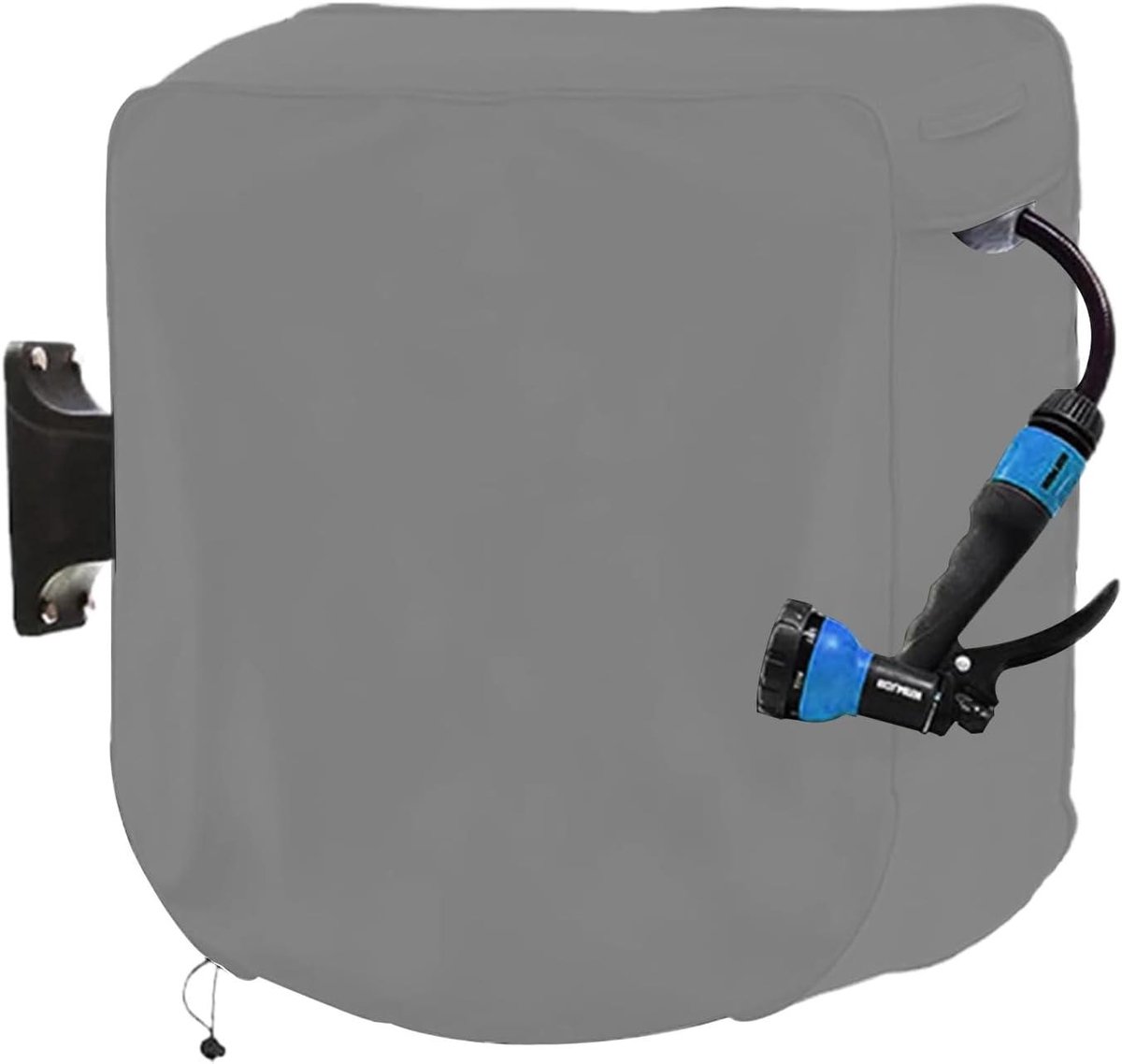 Beschermhoes Slangenhaspel - Waterdichte Hoes - Buiten Gebruik - 420D Oxford Stof - 60x45x60cm - Grijs