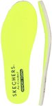 Neongele Skechers Air-Cooled Memory Foam binnenzool voor sneakers.