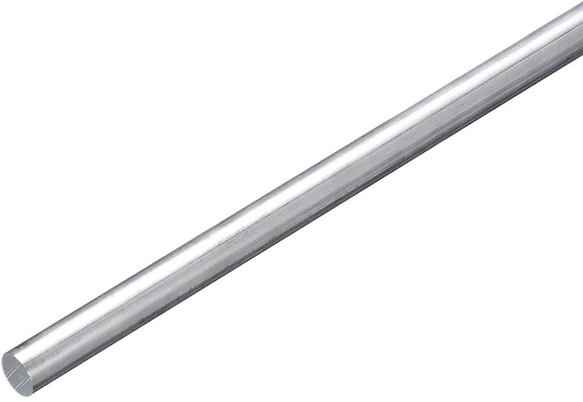 Solidchoice - Ronde Aluminium Staaf 1/2 inch - 6 inch lang - Draaibank Stangmateriaal