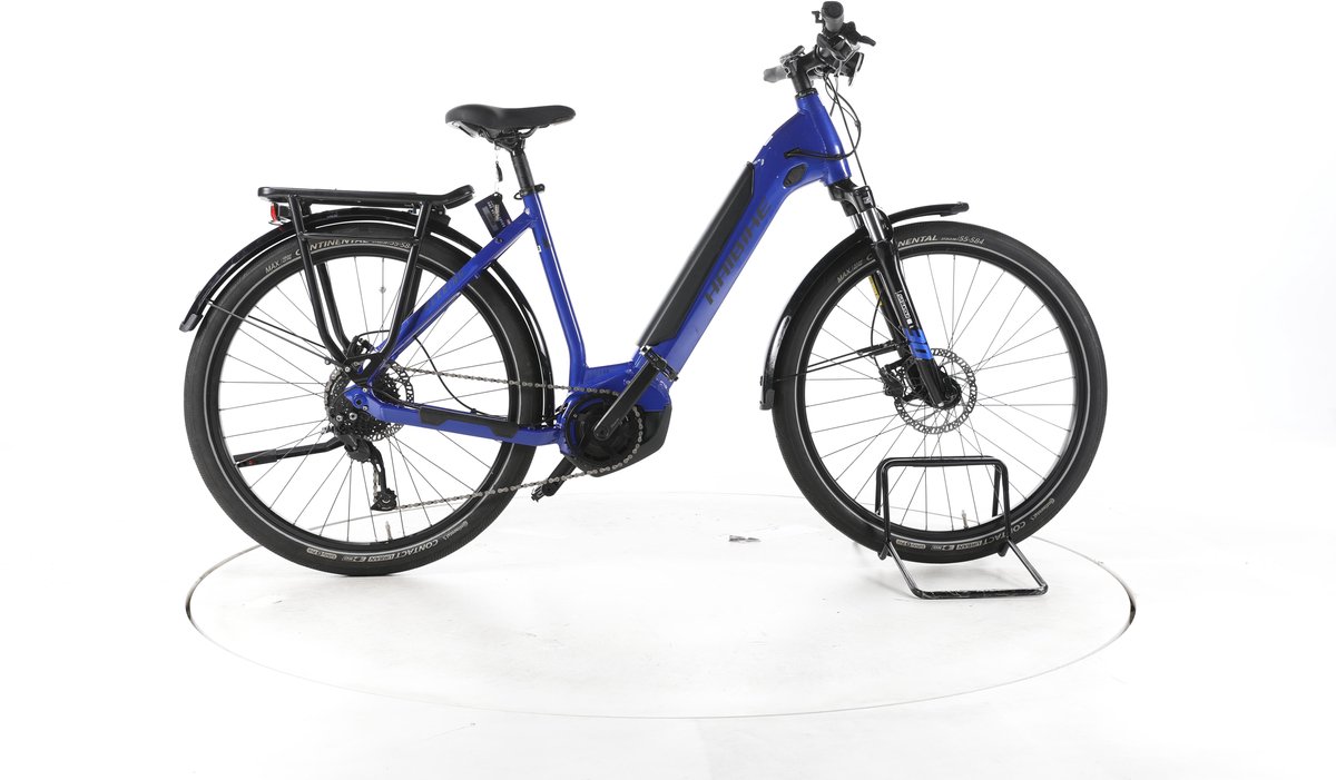 Haibike Trekking 4 Elektrische trekkingfiets Yamaha Accu 500Wh 27,5" 2023 blauw