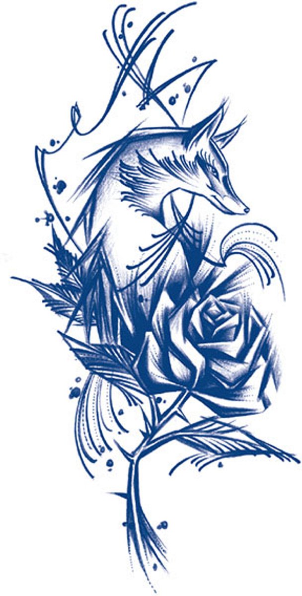 Tijdelijke tattoo Roseveil 2 weken