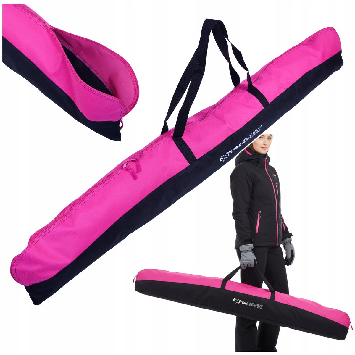 Convey Skitas 170cm - Praktische Bescherming voor Ski's en Stokken