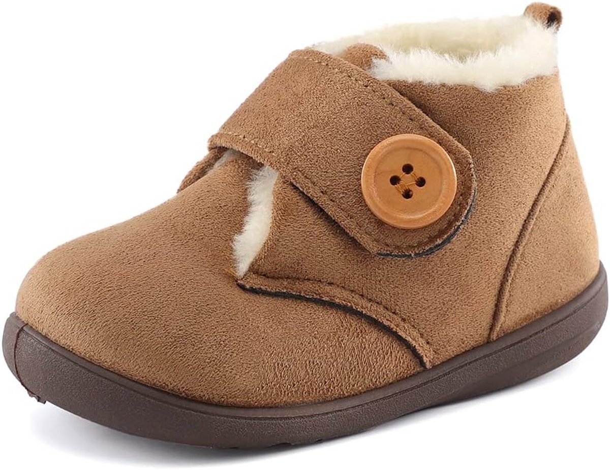 Babyboots 1-4 jaar - warme pluche - eerste stapjes - comfortabel voor peuters - ShopVlot