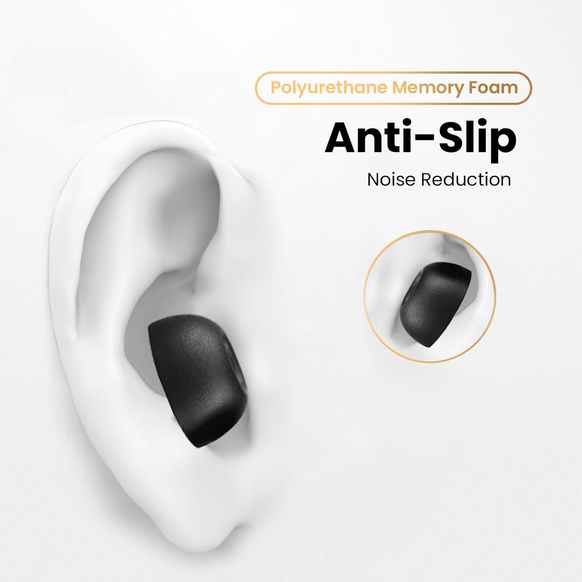 Vervangende Oordopjes voor Huawei FreeBuds Pro 4 - Geheugenfoam - Verbeterde Geluidsisolatie - Comfortabel Gebruik - ShopVlot
